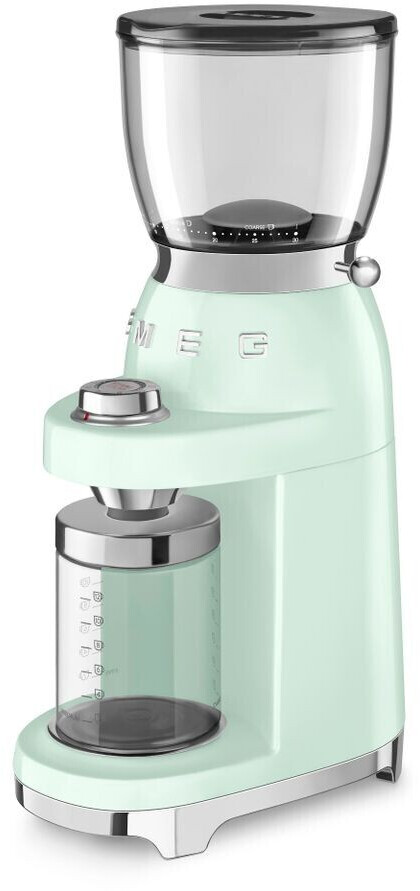 آسیاب قهوه اسمگ ایتالیا مدل SMEG CGF01PGEU | رنگ سبز | طراحی رترو با تیغه استیل مخروطی